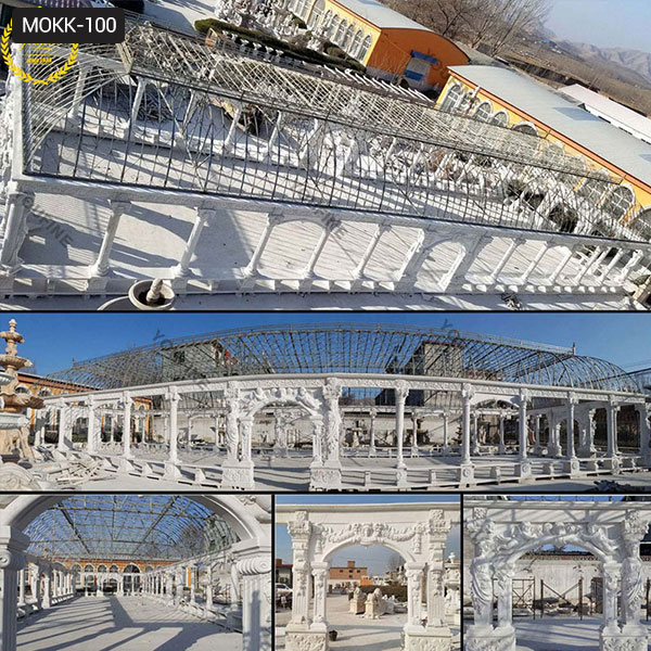 pagoda gazebo sculpture with column wedding ceremony-Garden ...